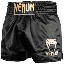 Venum Classic Muay Thai Shorts, Black/Gold 